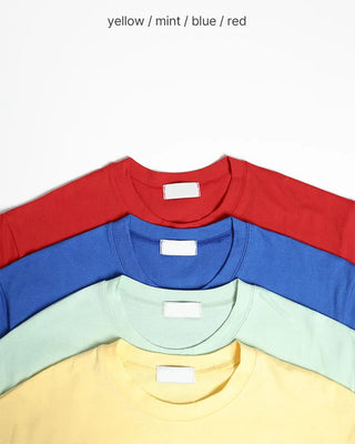 Colored cropped t-shirt