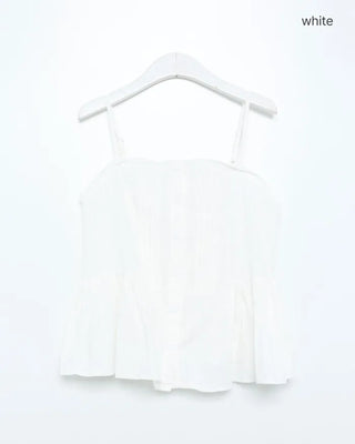 Shirred camisole blouse