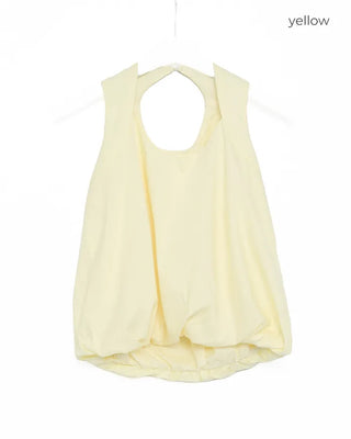 Honey Balloon Sleeveless Blouse