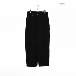 Side-point cotton pants