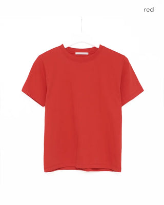 Color Basic Round Short Sleeve T-Shirt