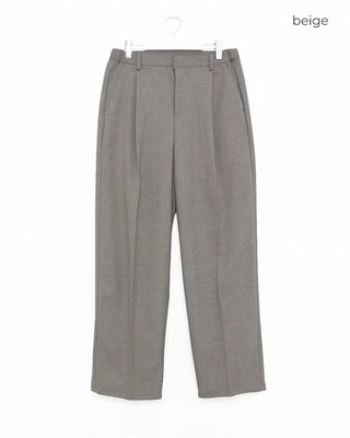 Long wide back banding slacks