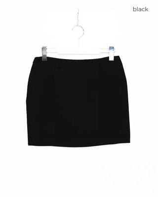 Basic H-line mini skirt