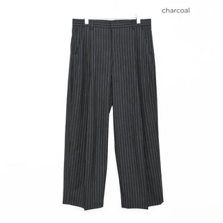Low-stripe slacks