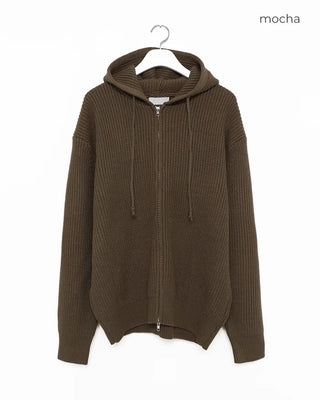 (Unisex) Knit Hooded Hoodie