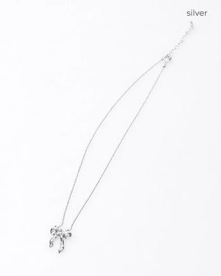 Mini ribbon necklace