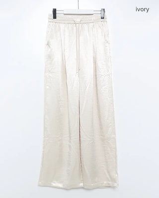 Satin Straight Easy Pants