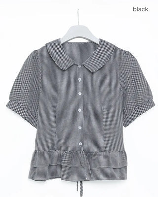 Tiered Shirring Blouse
