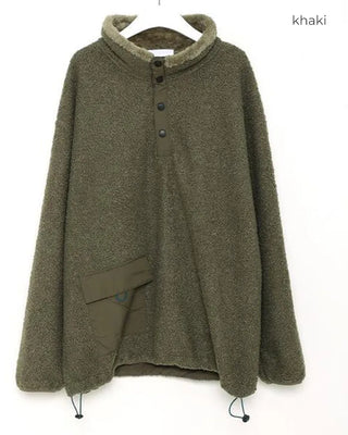 Boa fleece half-button anorak