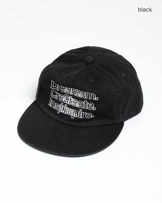Lettering Stitch Straight Cap