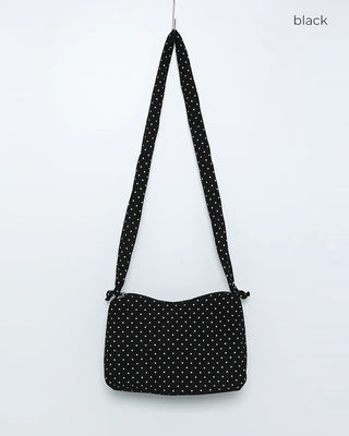 Dot Shirring Shoulder Bag
