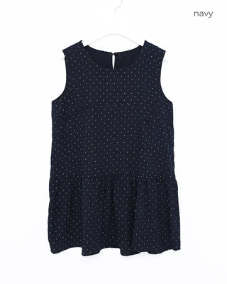 Polka dot mini dress (with scrunchie)