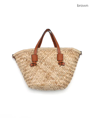 Rattan tote bag