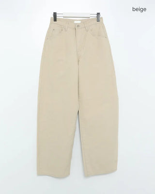 Wide cotton pants