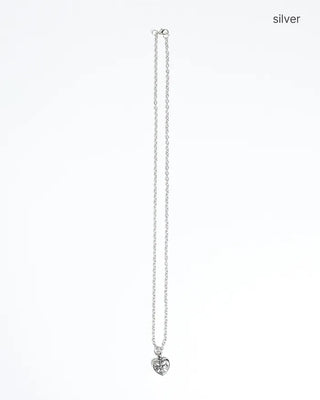 Heart Cross Chain Necklace