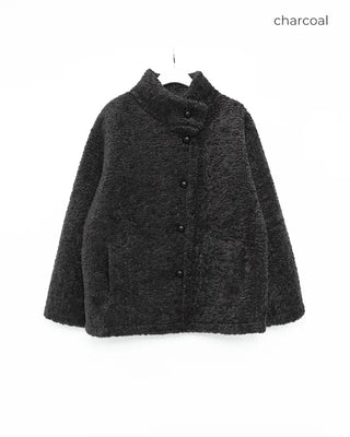 Half-neck boa jacket