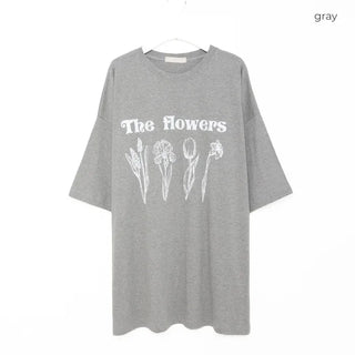 Flower print T-shirt