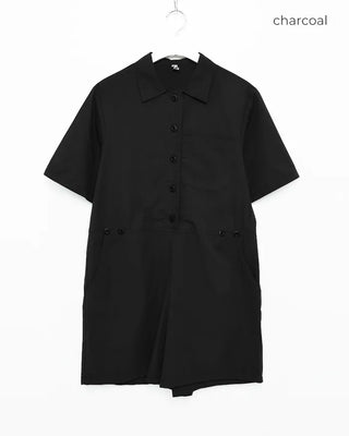 Simple short jumpsuit