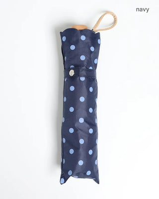 Dot Scallop Hem All-Weather Umbrella