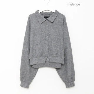 Balloon sleeve cardigan