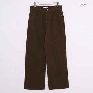 Wide cotton pants