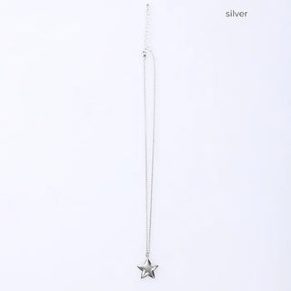 Star Point Silver Necklace