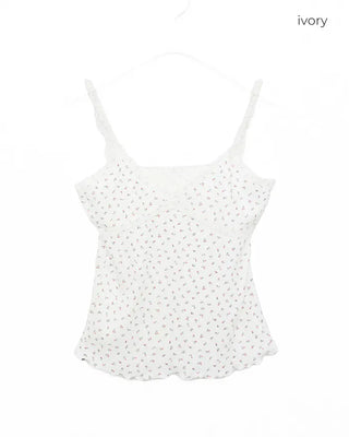 Flower lace camisole