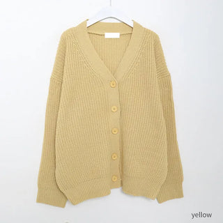 Oversized Collar Cardigan