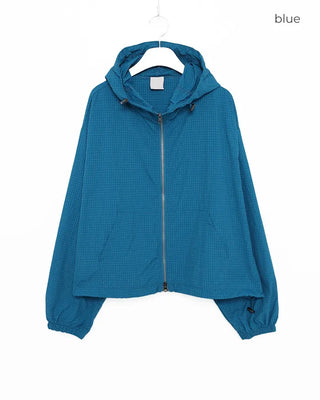 Crop Windbreaker Hoodie