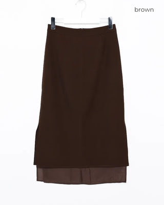 Simple long skirt