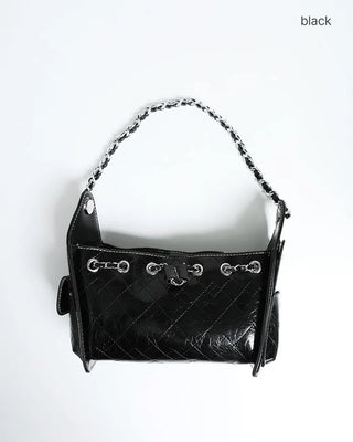Square chain shoulder bag