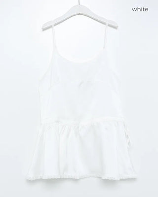 Camisole layered mini dress