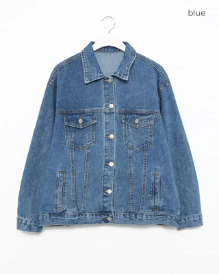 Oversized denim jacket