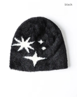 Unisex Star Embroidered Beanie