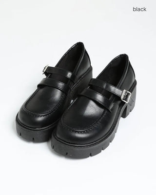 Platform Mary Jane loafers