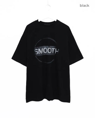 (Unisex) Lettering Front Logo T-Shirt