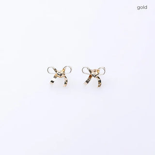 Tiny Ribbon Earrings