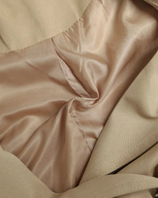 Belted Short Trench Coat