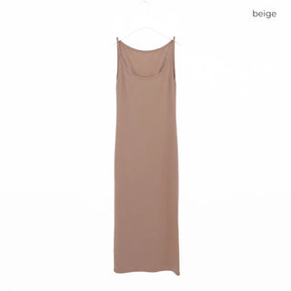 Basic slim long dress