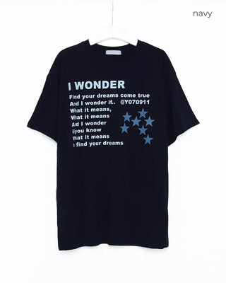 Lettering print T-shirt