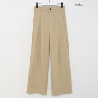 (Unisex) Pintuck Wide Pants