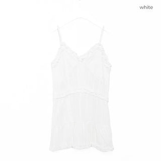 Frilled tiered mini dress