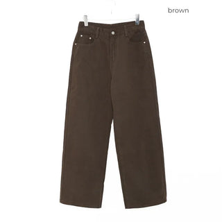 Cotton wide-leg pants