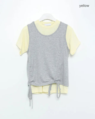 Drawstring Tank & T-Shirt Set