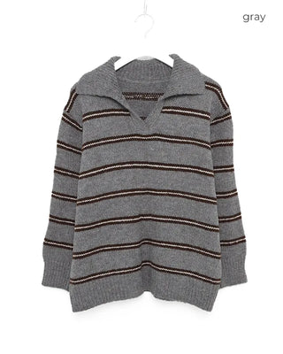 Colored striped knit
