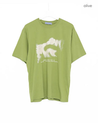Brushed Overfit Short-Sleeve T-Shirt