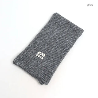 Winter wool scarf