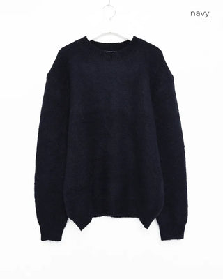 Angora Crew Neck Knit