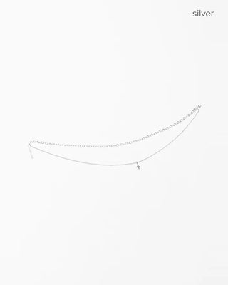 Layered pendant necklace
