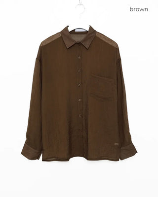 Sheer Loose Fit Shirt